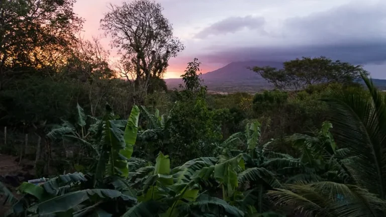 Isla Ometepe sunset from Zopilote