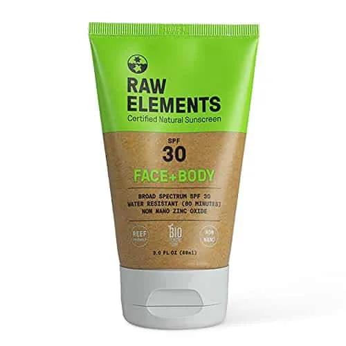 raw elements mineral sunscreen