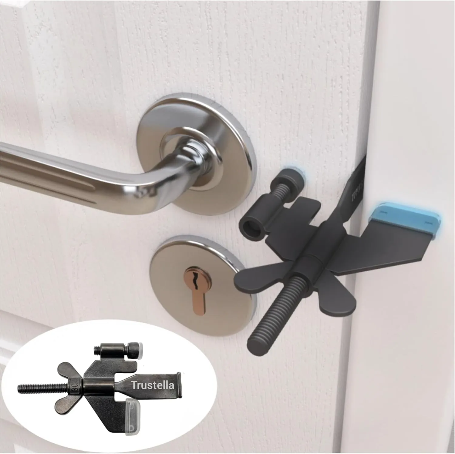 Original Trustella Heavy-Duty Portable Door Lock
